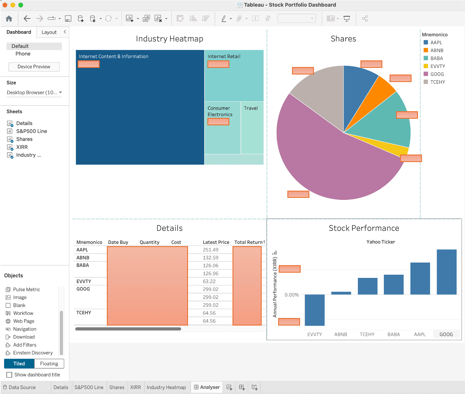 Stock Portfolio Analyzer
